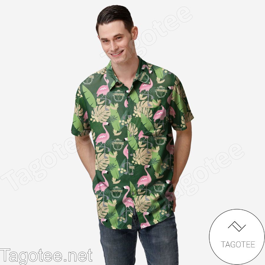 Milwaukee Bucks 2021 NBA Champions Floral Hawaiian Shirt