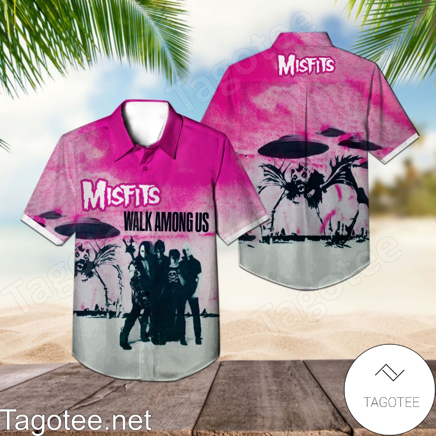 Misfits Walk Among Us Album Cover Hawaiian Shirt