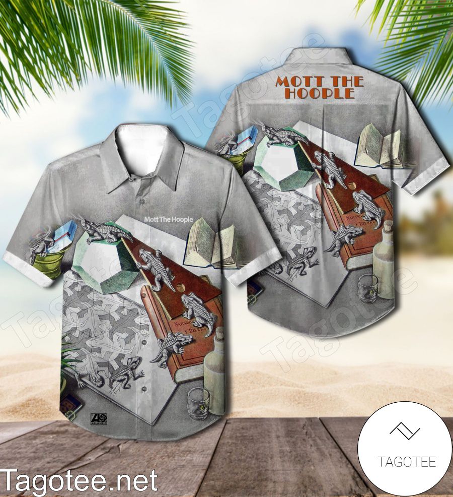 Mott The Hoople The Debut Studio Album Cover Hawaiian Shirt