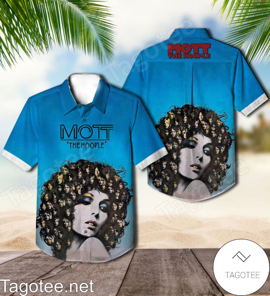 Mott The Hoople The Hoople Album Cover Hawaiian Shirt