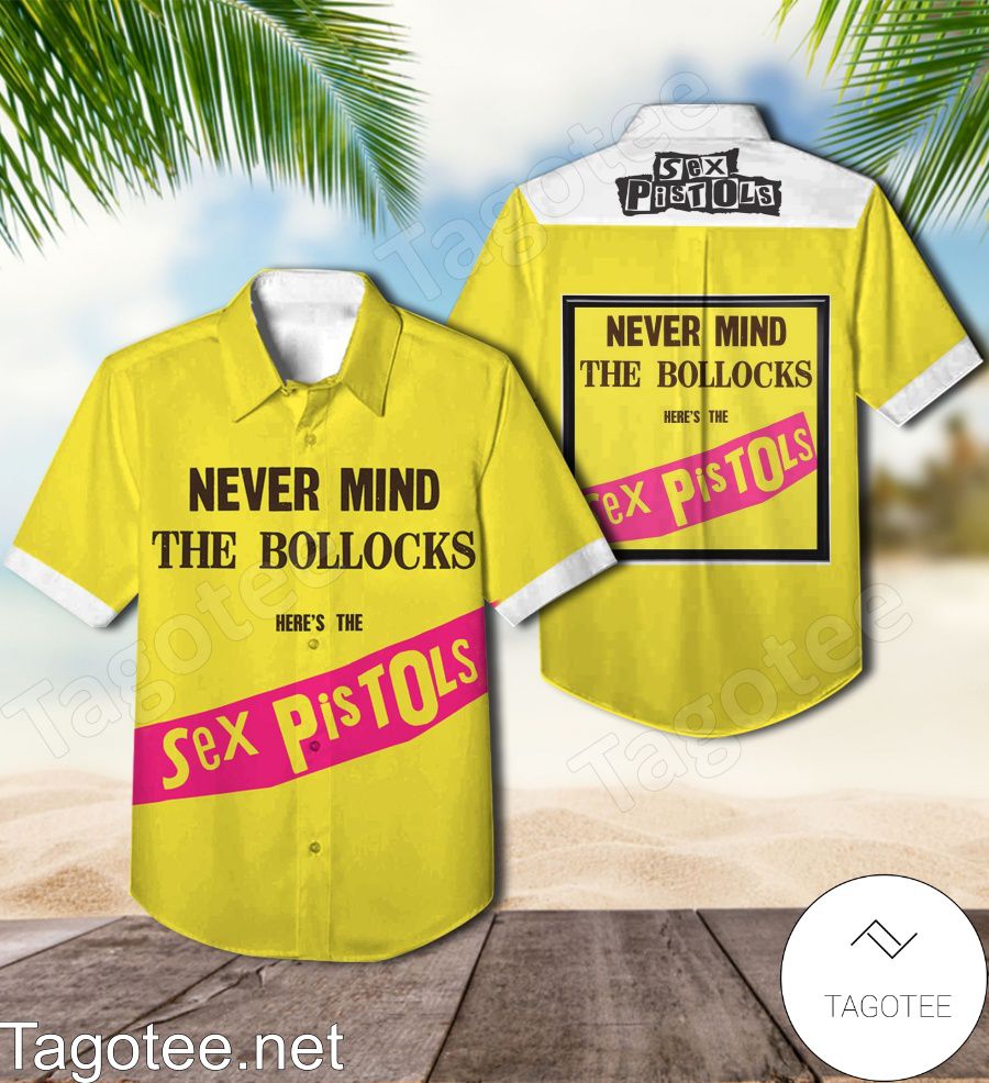 Never Mind The Bollocks Here's The Sex Pistols Album Cover Style 2 Hawaiian Shirt
