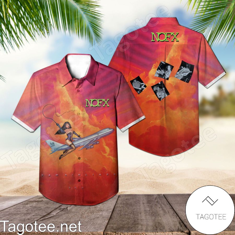 Nofx S And M Airlines Album Cover Style 2 Hawaiian Shirt