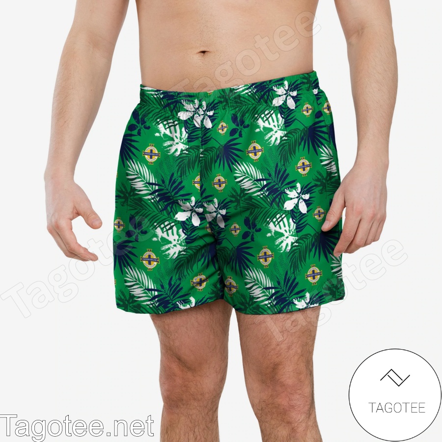 Northern Ireland Floral b Beach Shorts