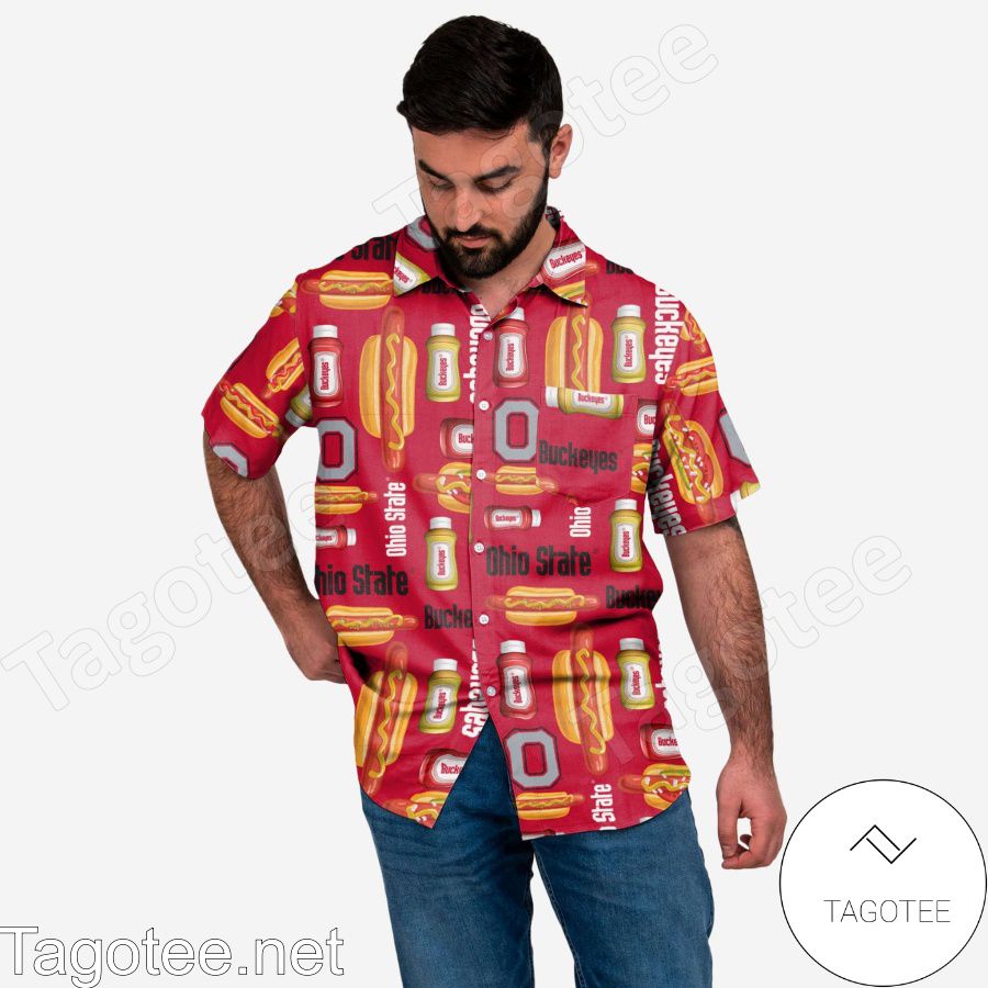Ohio State Buckeyes Grill Pro Hawaiian Shirt
