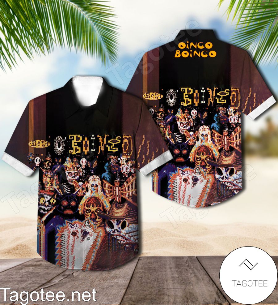 Oingo Boingo Best O' Boingo Album Cover Hawaiian Shirt