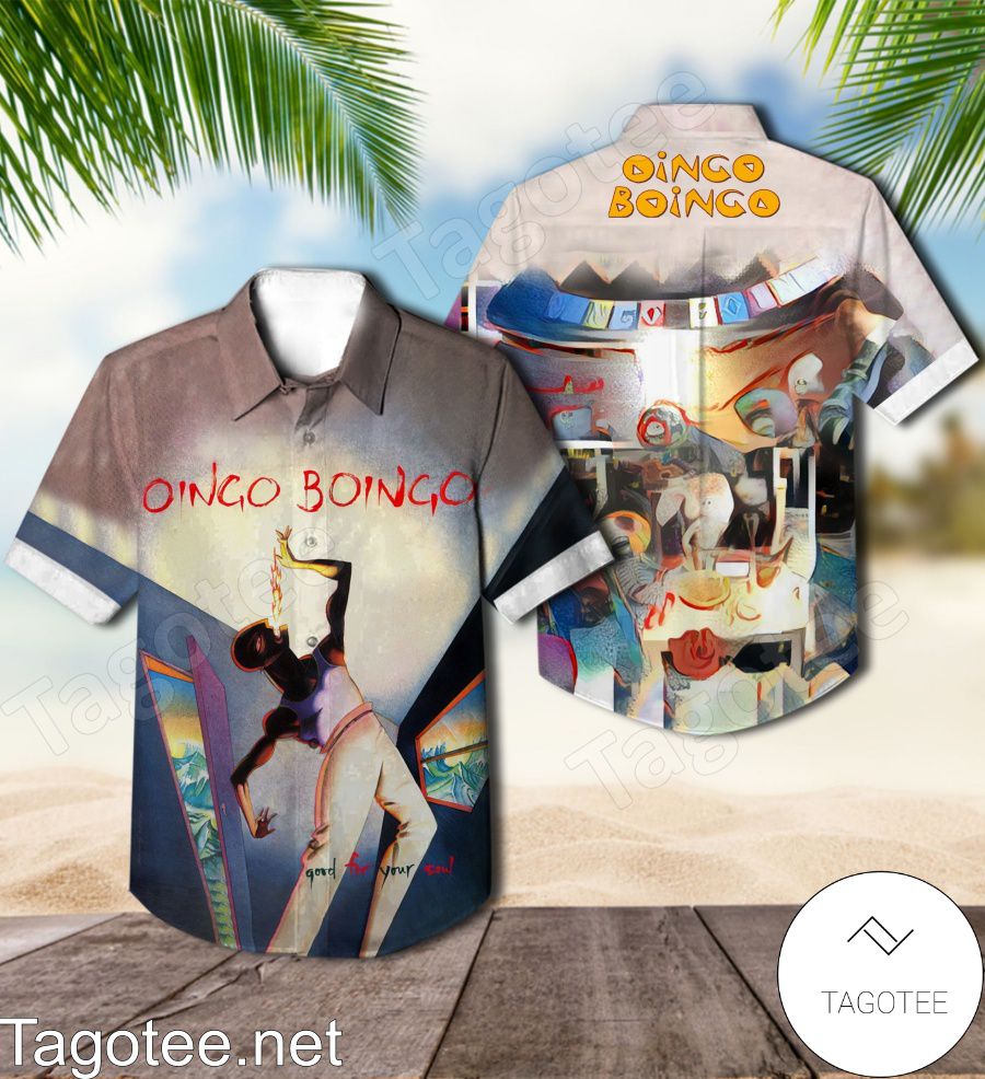 Oingo Boingo Good For Your Soul Album Cover Hawaiian Shirt