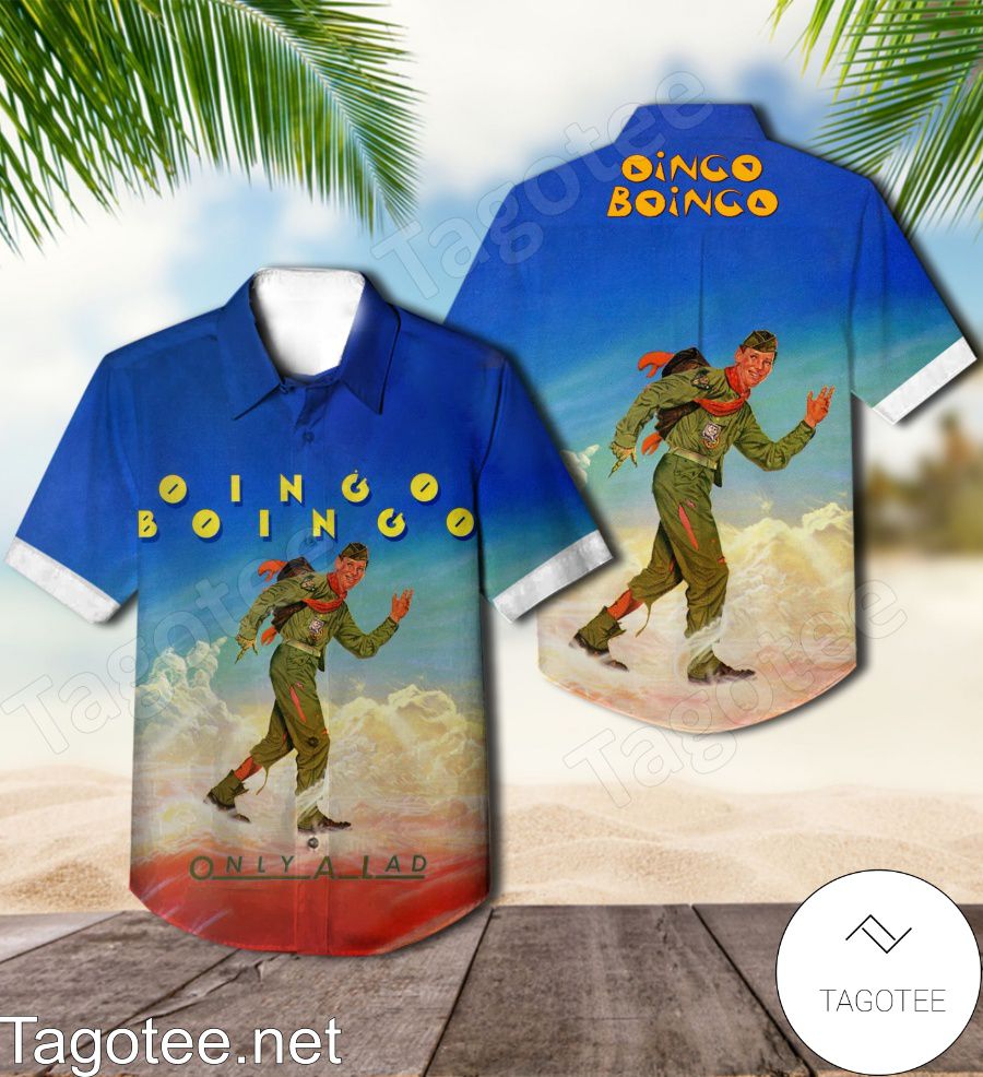 Oingo Boingo Only A Lad Album Cover Hawaiian Shirt