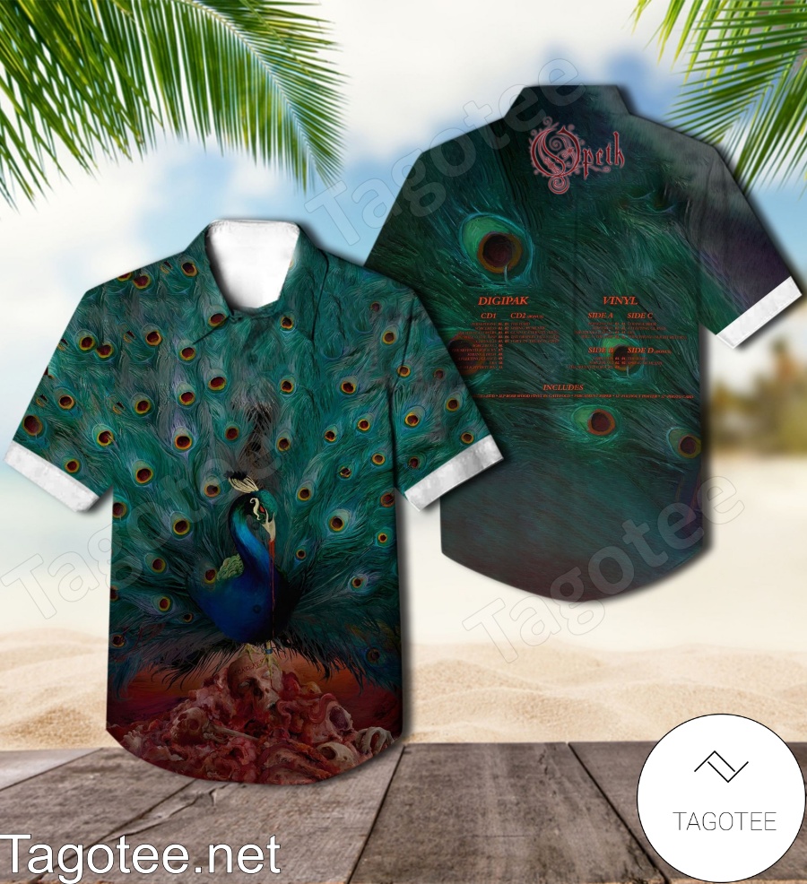 Opeth Sorceress Album Cover Style 2 Hawaiian Shirt - Tagotee