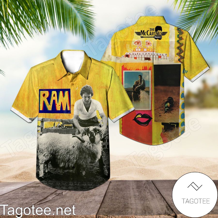 Paul And Linda Mccartney Ram Album Cover Hawaiian Shirt