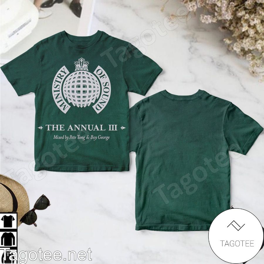 Pete Tong And Boy George Ministry Of Sound The Annual II Album Cover Green Shirt