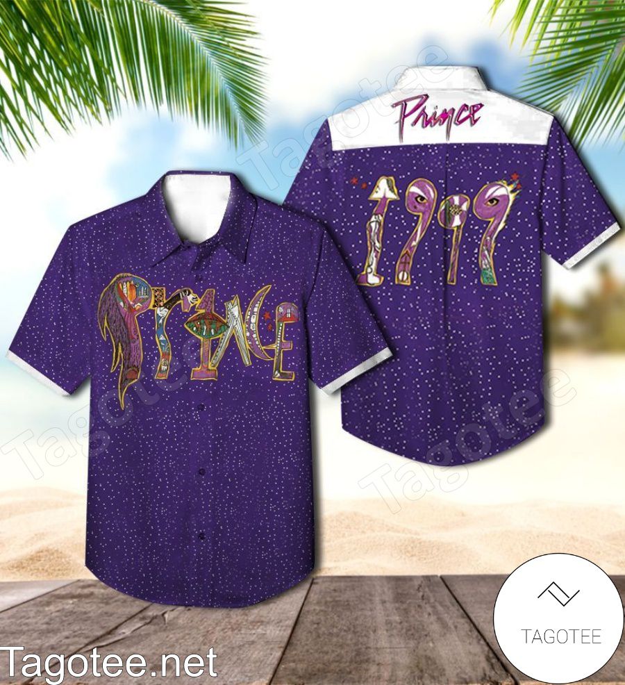 Prince 1999 Album Cover Hawaiian Shirt