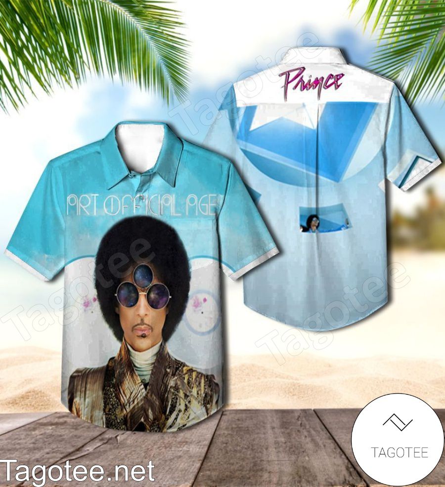 Prince Art Official Age Album Cover Hawaiian Shirt