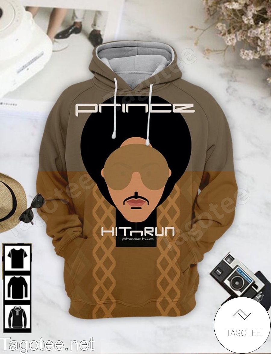 Prince Hit N Run Phase Two Album Cover Hoodie
