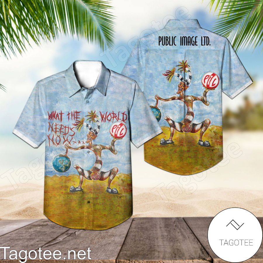 Public Image Ltd What The World Needs Now Album Cover Style 2 Hawaiian Shirt