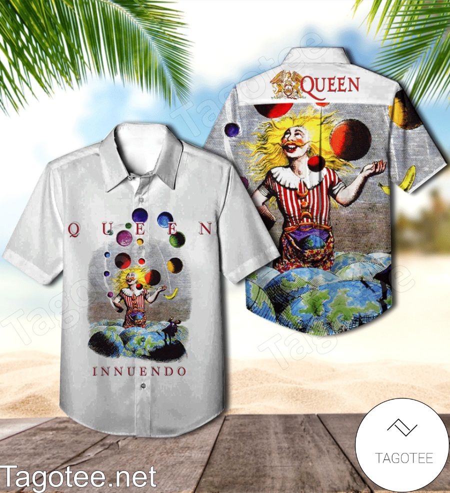 Queen Innuendo Album Cover Hawaiian Shirt