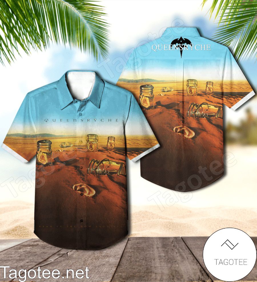 Queensryche Hear In The Now Frontier Album Cover Hawaiian Shirt