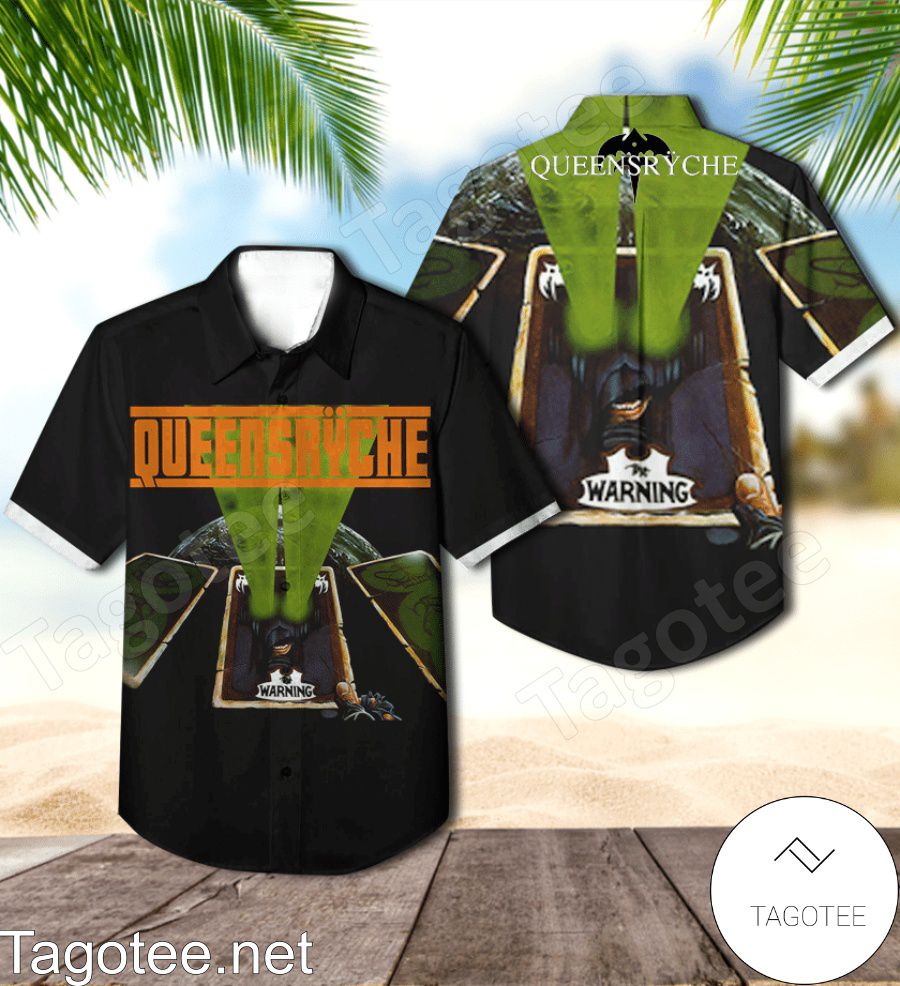 Queensryche The Warning Album Cover Hawaiian Shirt