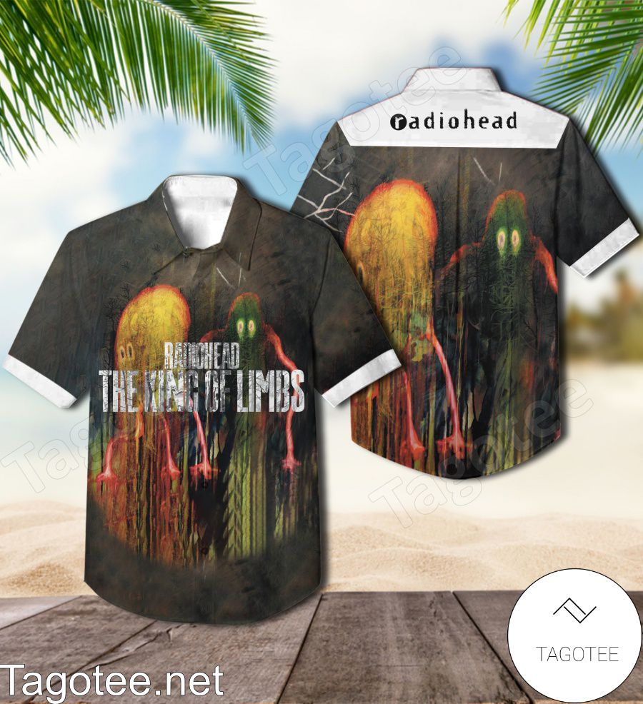 Radiohead The King Of Limbs Album Cover Hawaiian Shirt