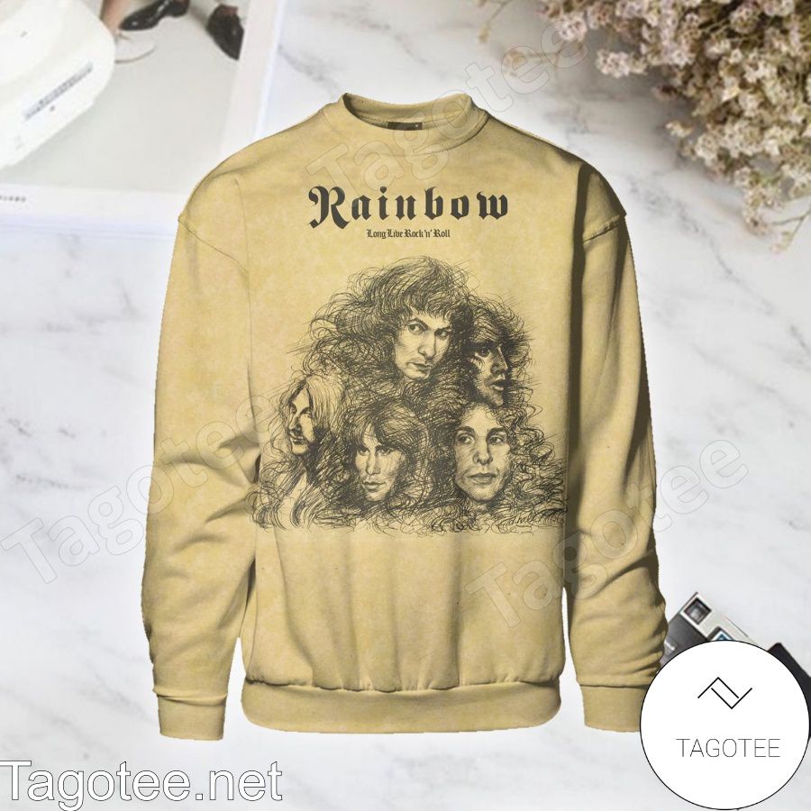 Rainbow Long Live Rock 'n' Roll Album Cover Long Sleeve Shirt