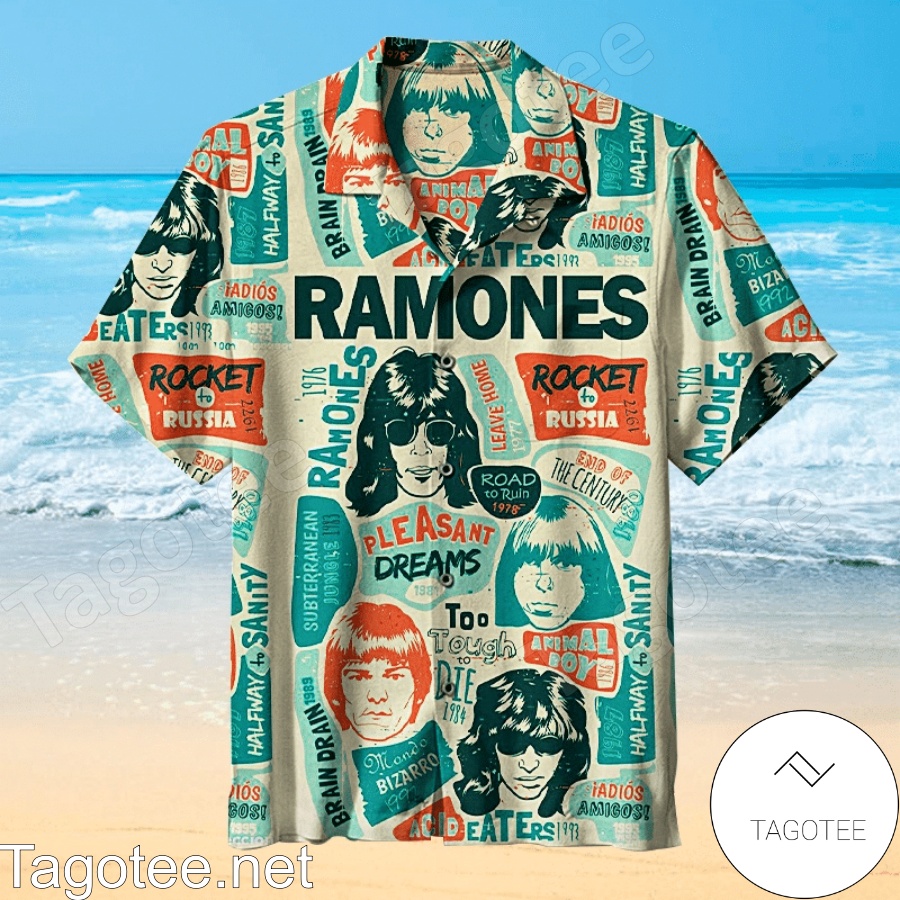 Ramones Band Hawaiian Shirt