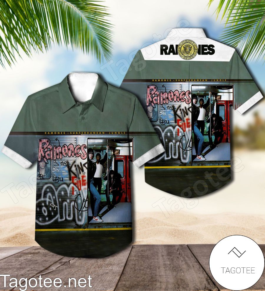 Ramones Subterranean Jungle Album Cover Hawaiian Shirt