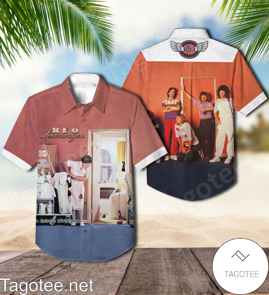 Reo Speedwagon Good Trouble Album Cover Hawaiian Shirt