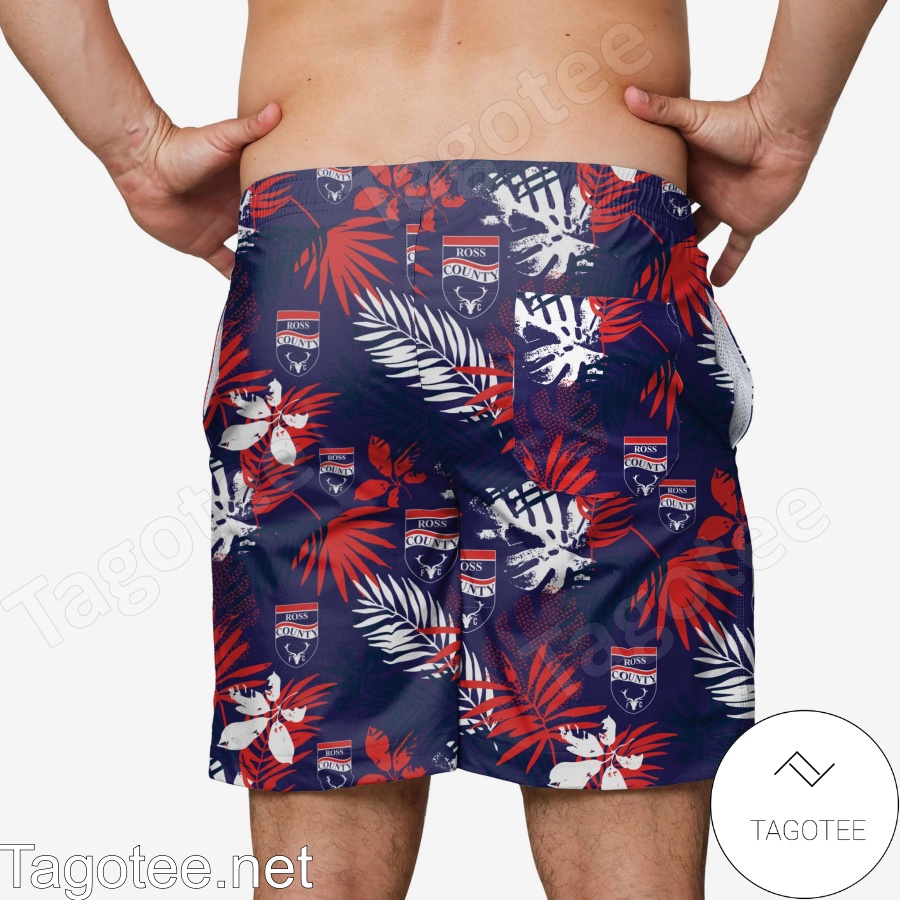 Ross County FC Floral x Beach Shorts