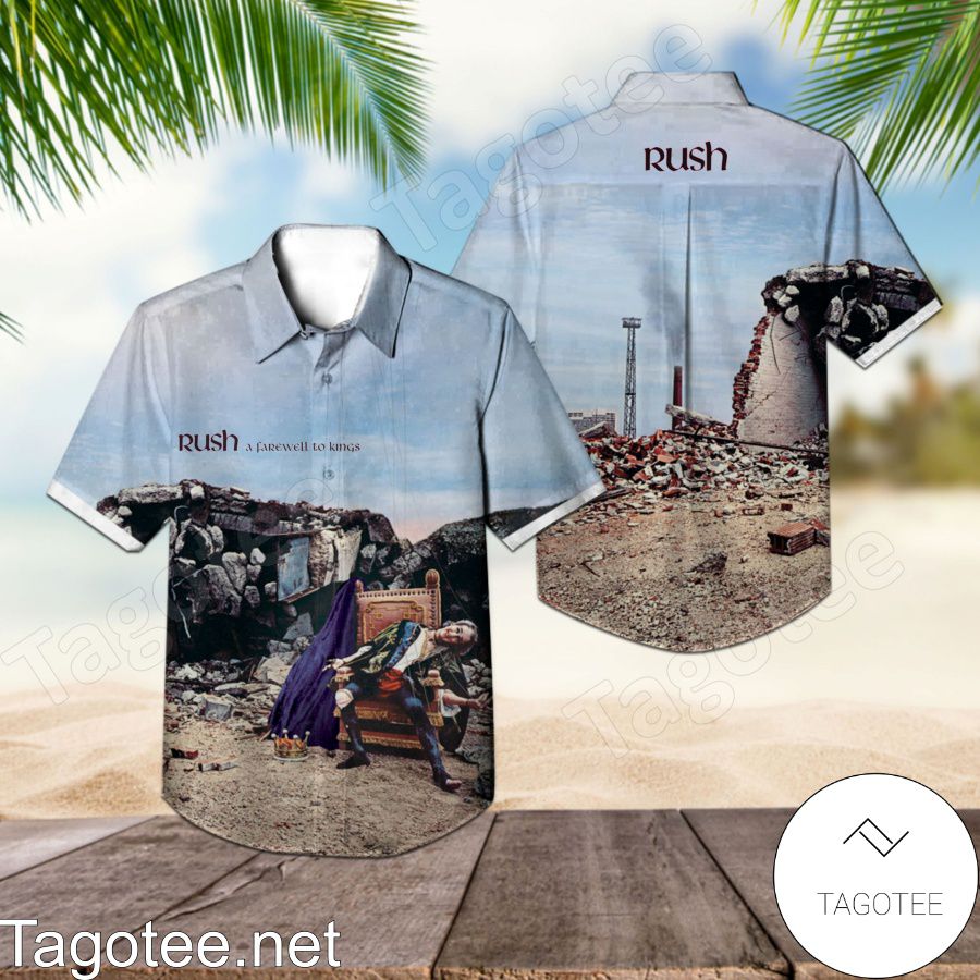 Rush A Farewell To Kings Album Cover Style 2 Hawaiian Shirt