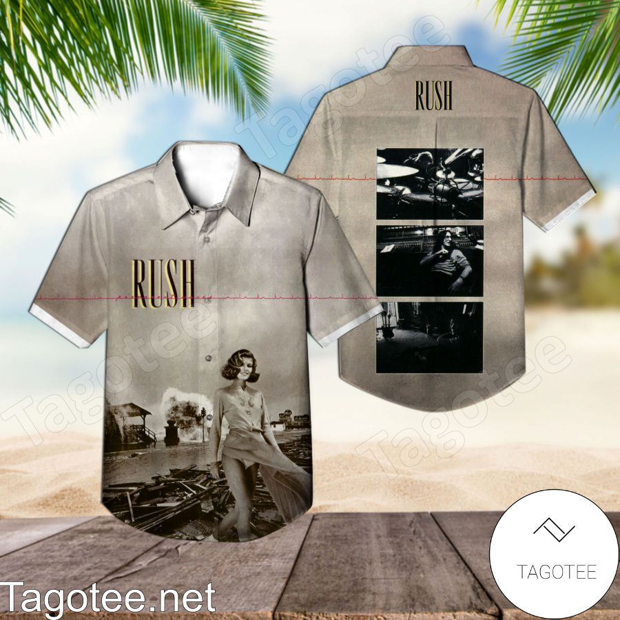 Rush Permanent Waves Album Cover Style 2 Hawaiian Shirt