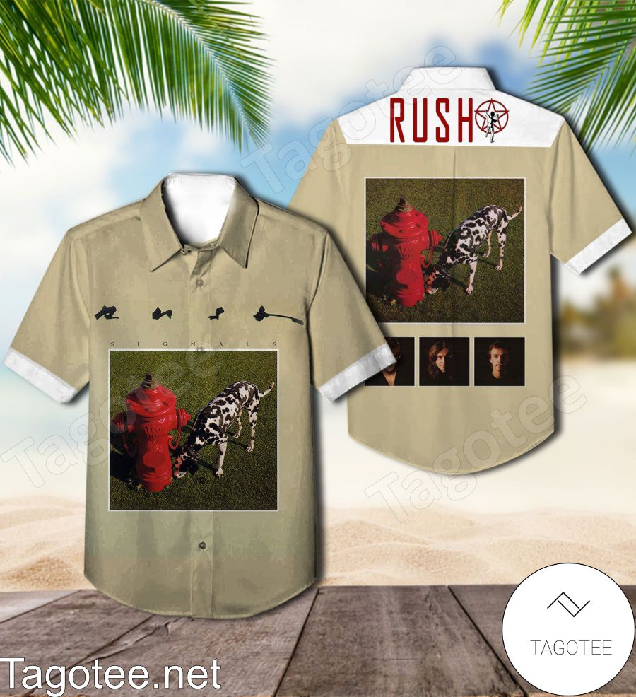 Rush Signals Album Cover Hawaiian Shirt