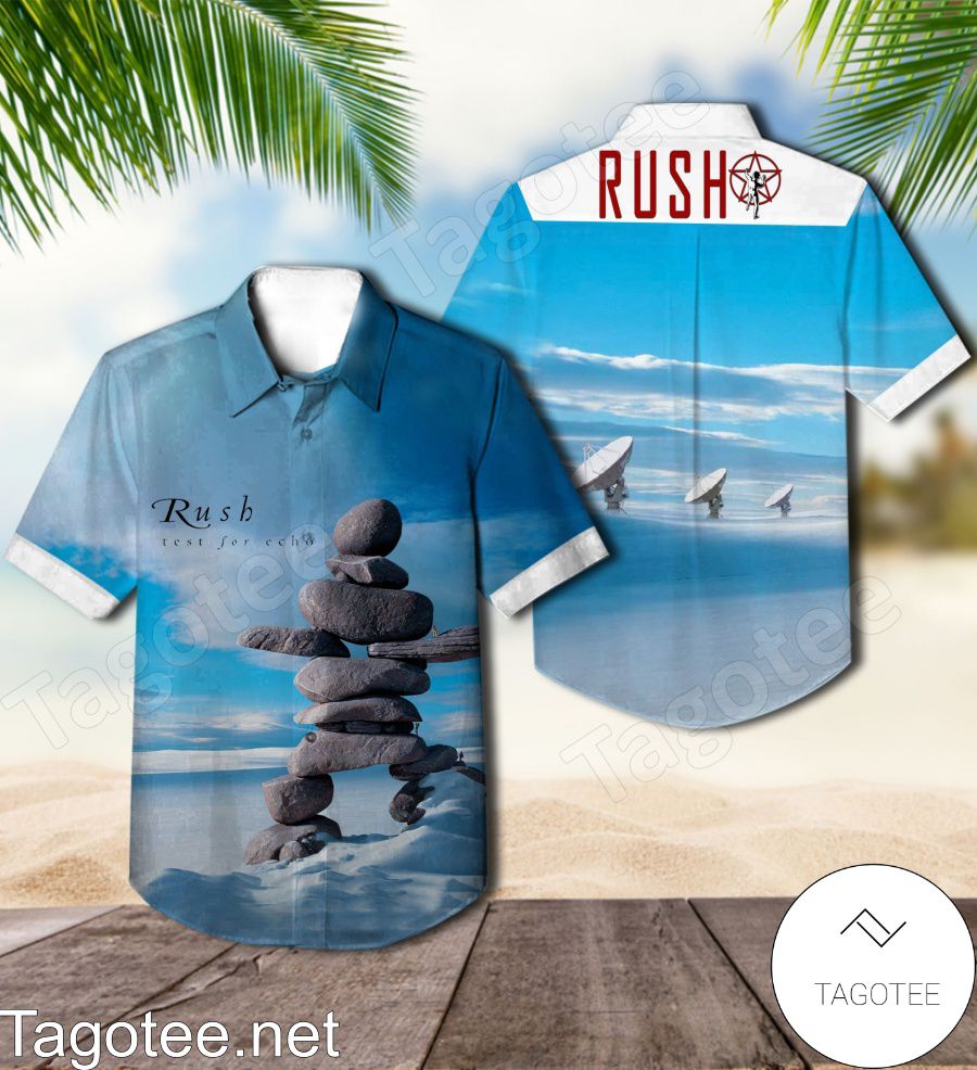 Rush Test For Echo Album Cover Hawaiian Shirt