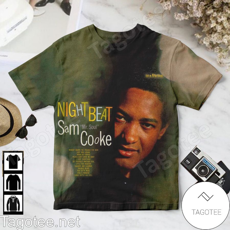 Sam Cooke Night Beat Album Cover Shirt