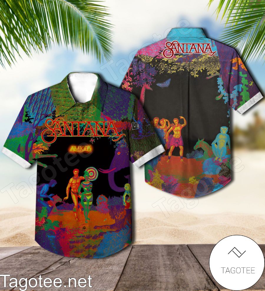 Santana Amigos Album Cover Style 2 Hawaiian Shirt