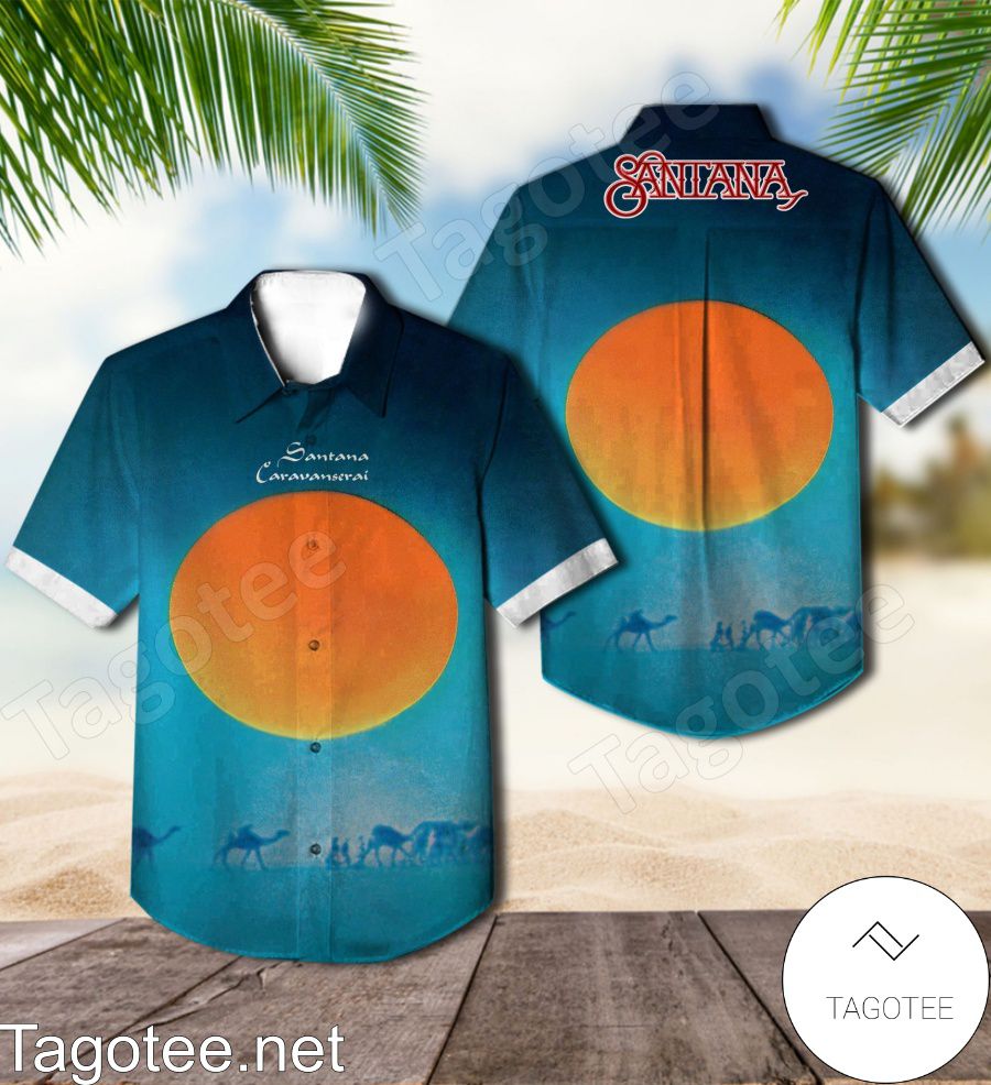Santana Caravanserai Album Cover Style 2 Hawaiian Shirt