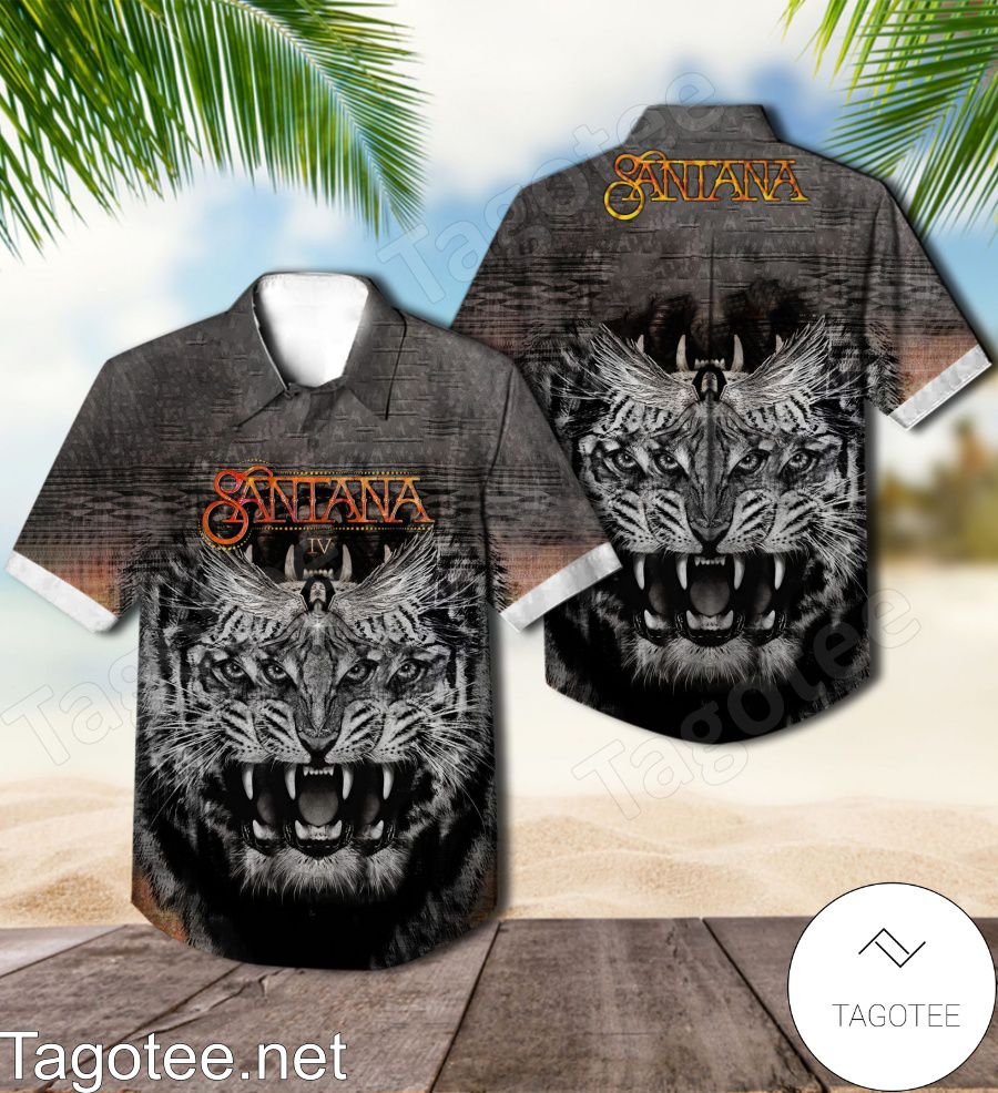 Santana Iv Album Cover Style 2 Hawaiian Shirt