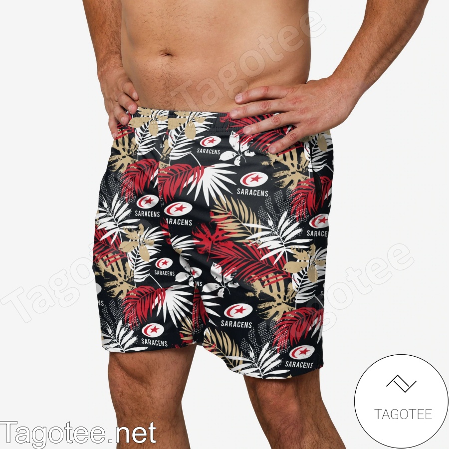 Saracens Floral Beach Shorts