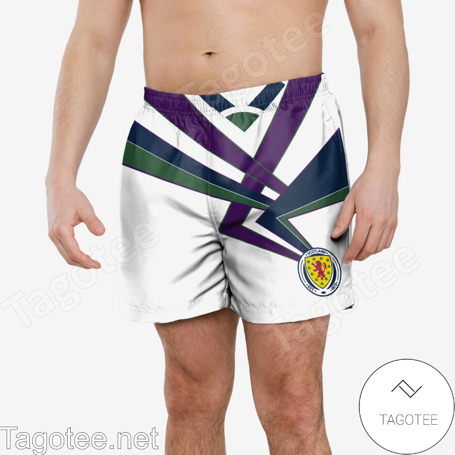 Scotland Retro Kit Beach Shorts