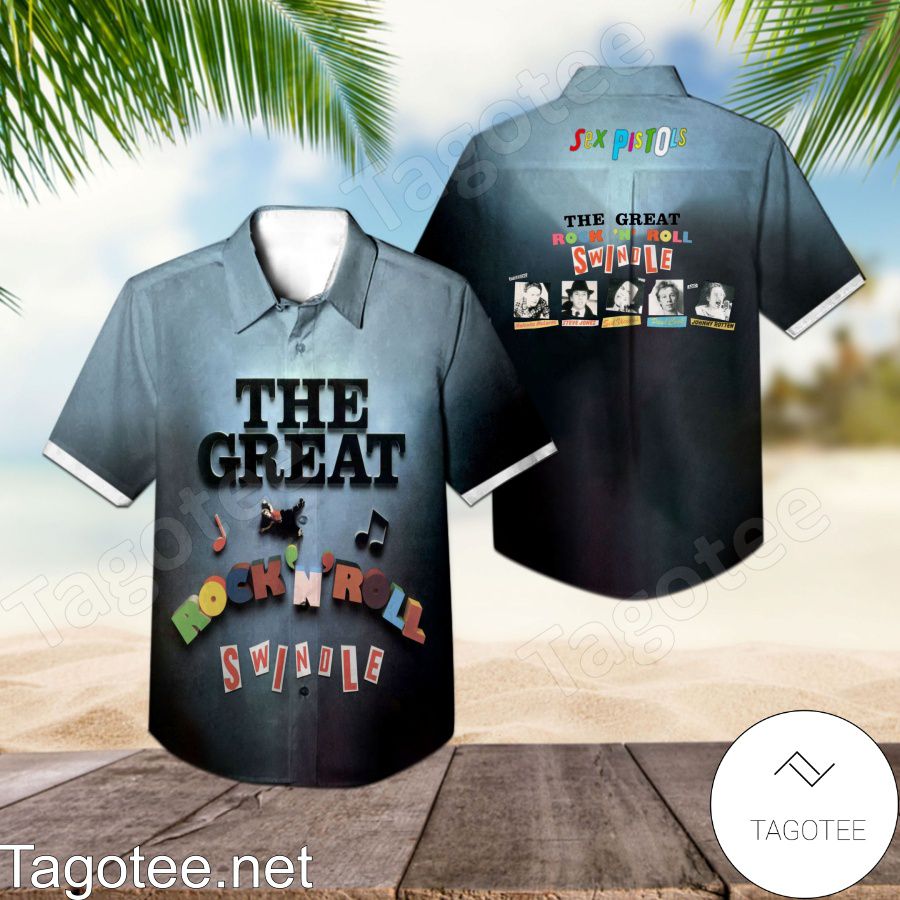 Sex Pistols The Great Rock 'n' Roll Swindle Album Cover Style 2 Hawaiian Shirt