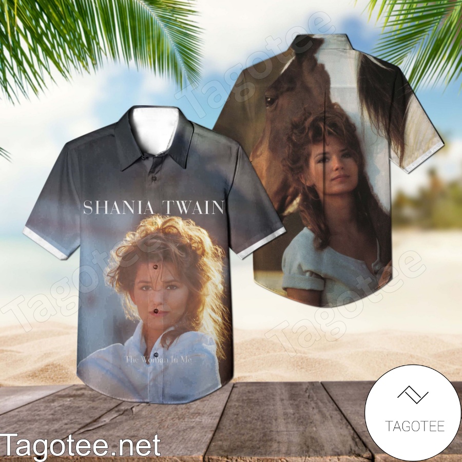 Shania Twain The Woman In Me Album Cover Hawaiian Shirt