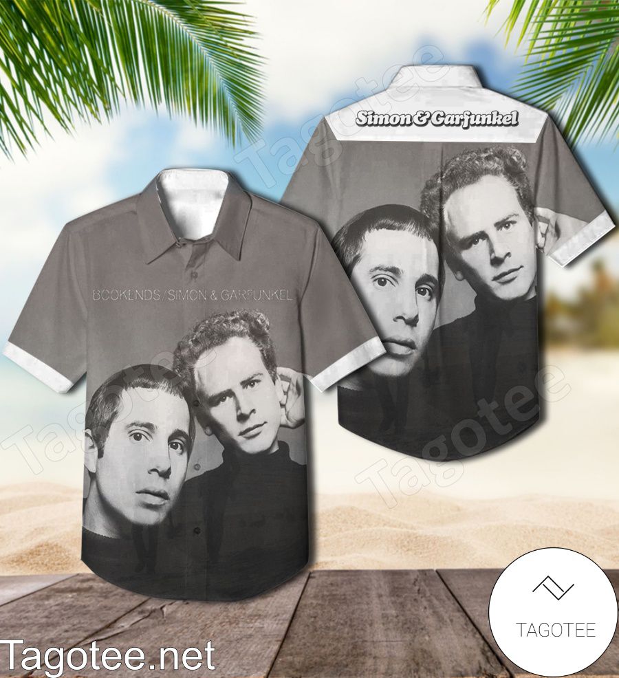 Simon And Garfunkel Bookends Album Cover Hawaiian Shirt