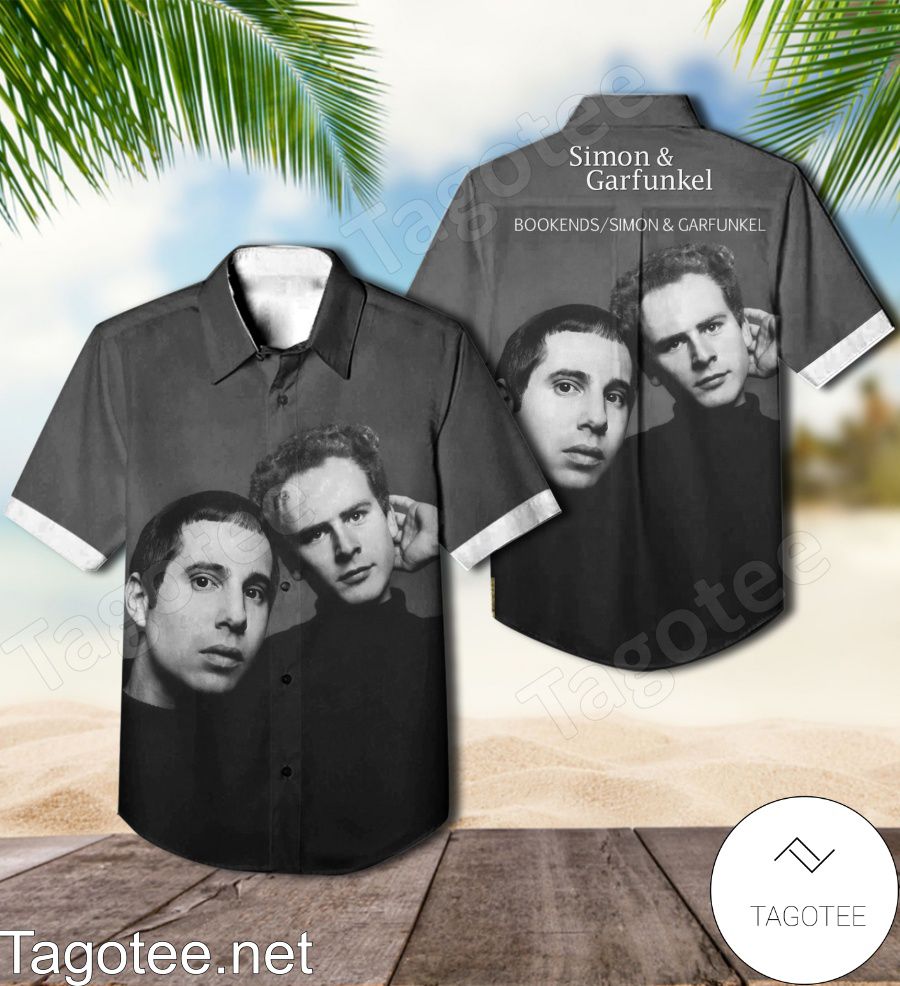 Simon And Garfunkel Bookends Album Cover Style 2 Hawaiian Shirt
