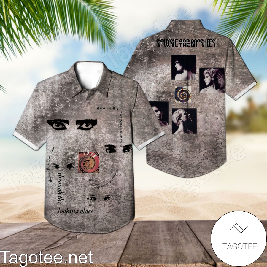 Siouxsie And The Banshees Through The Looking Glass Album Cover Hawaiian Shirt