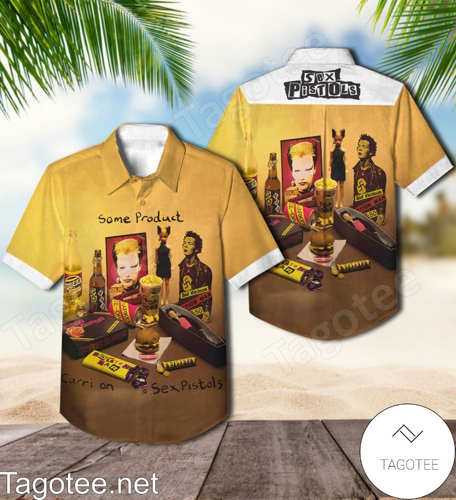 Some Product Carri On Album Cover By Sex Pistols Hawaiian Shirt
