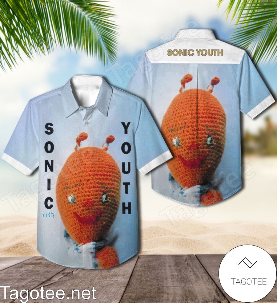 Sonic Youth Dirty Album Cover Hawaiian Shirt