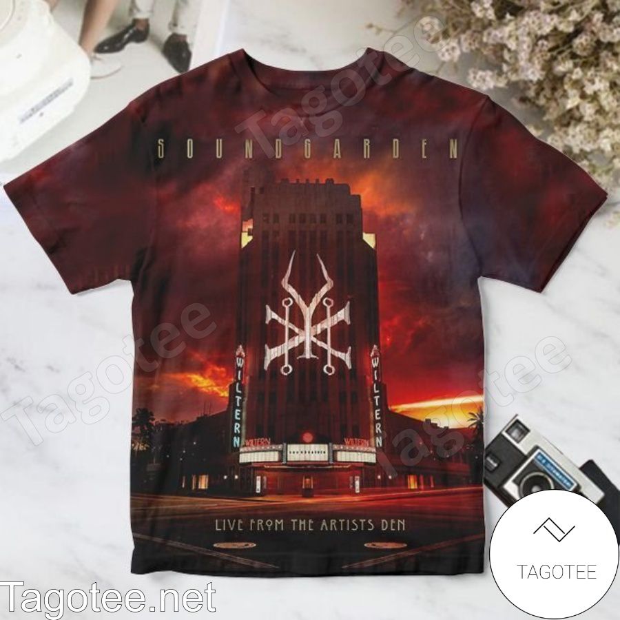 Soundgarden Live From The Artists Den Album Cover Shirt