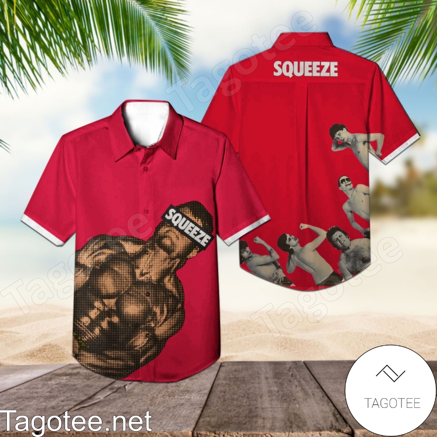 Squeeze The Self-titled Debut Album Cover Hawaiian Shirt
