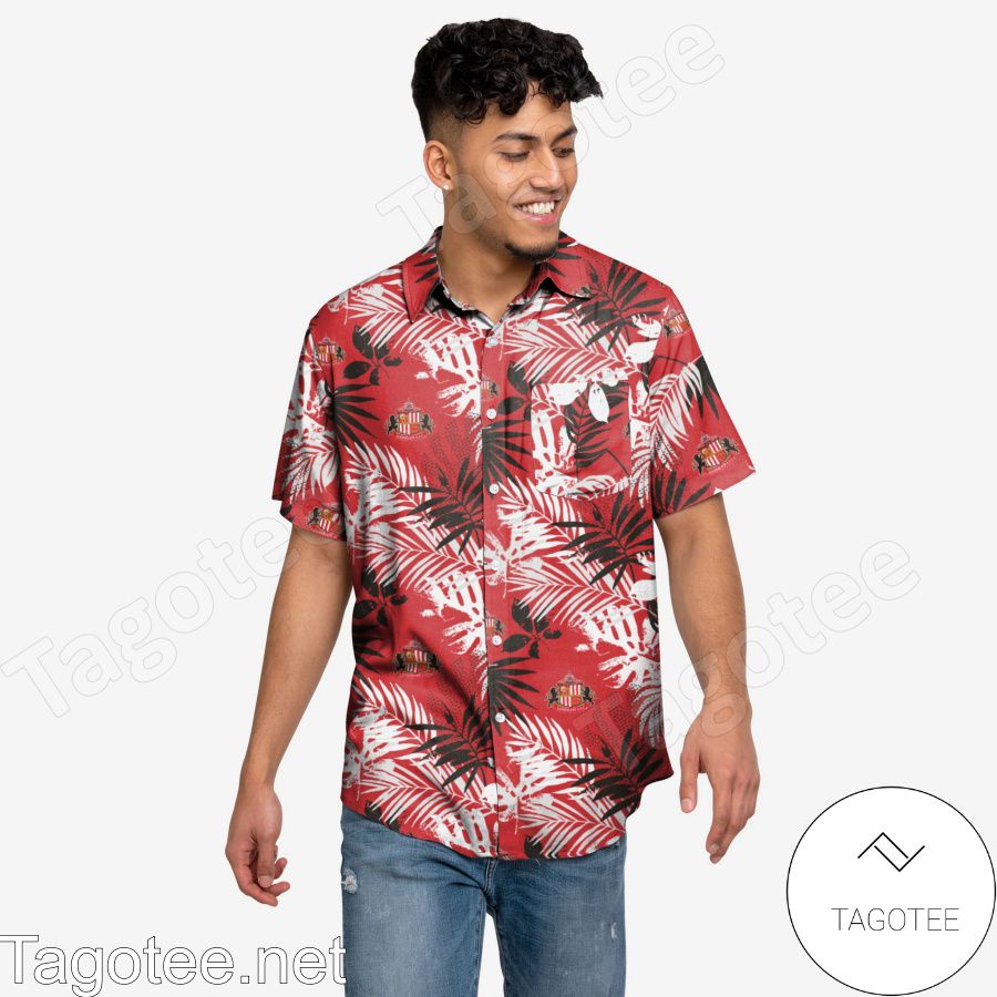 Sunderland AFC Floral Hawaiian Shirt