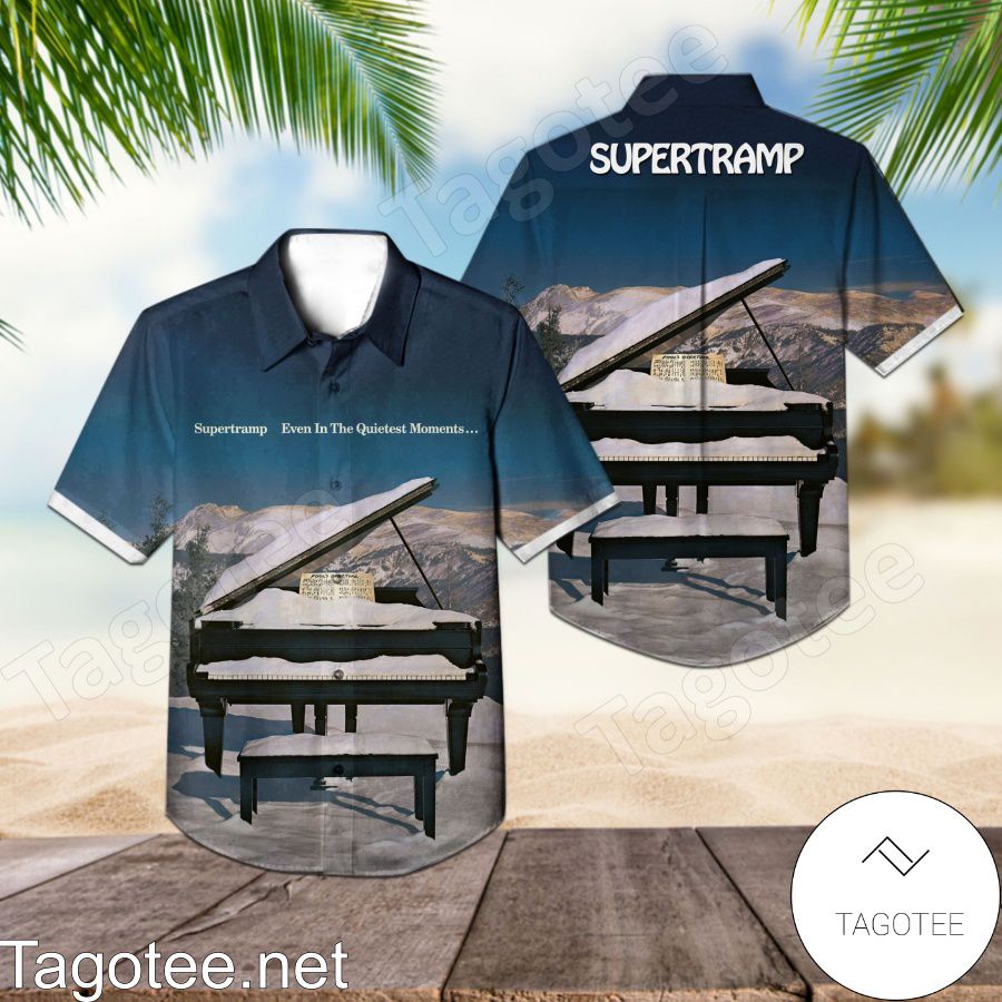 Supertramp Even In The Quietest Moments Album Cover Hawaiian Shirt