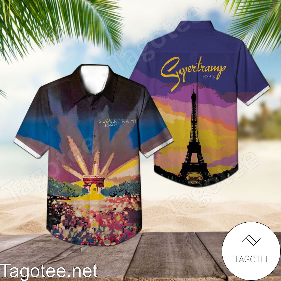 Supertramp Paris Live Album Cover Hawaiian Shirt