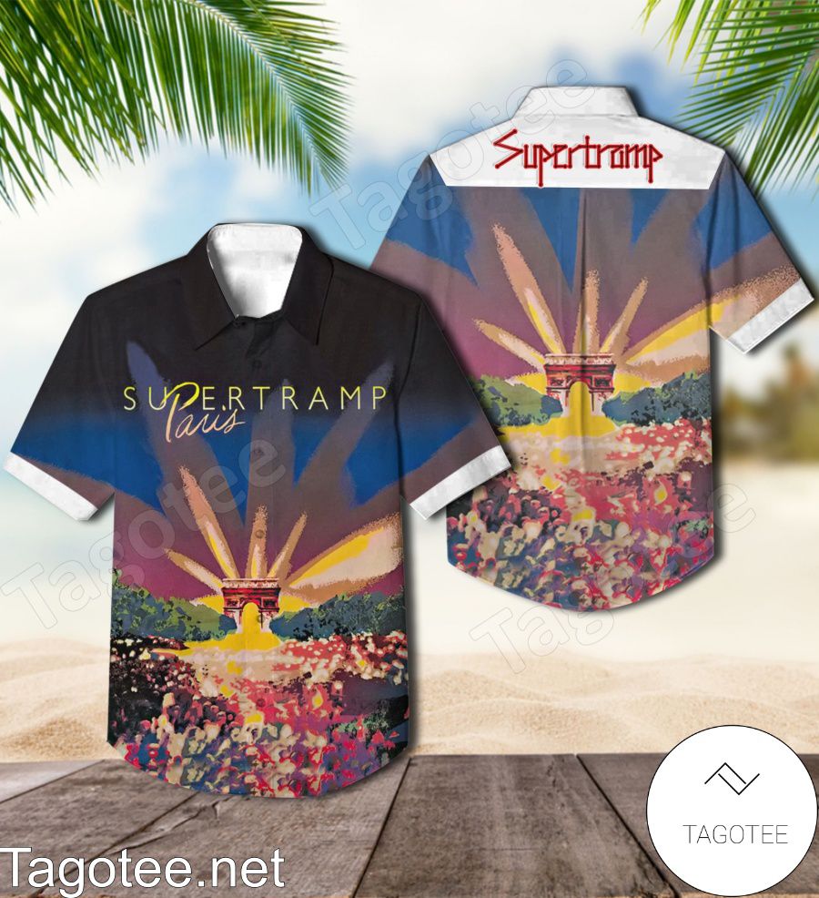 Supertramp Paris Live Album Cover Style 2 Hawaiian Shirt